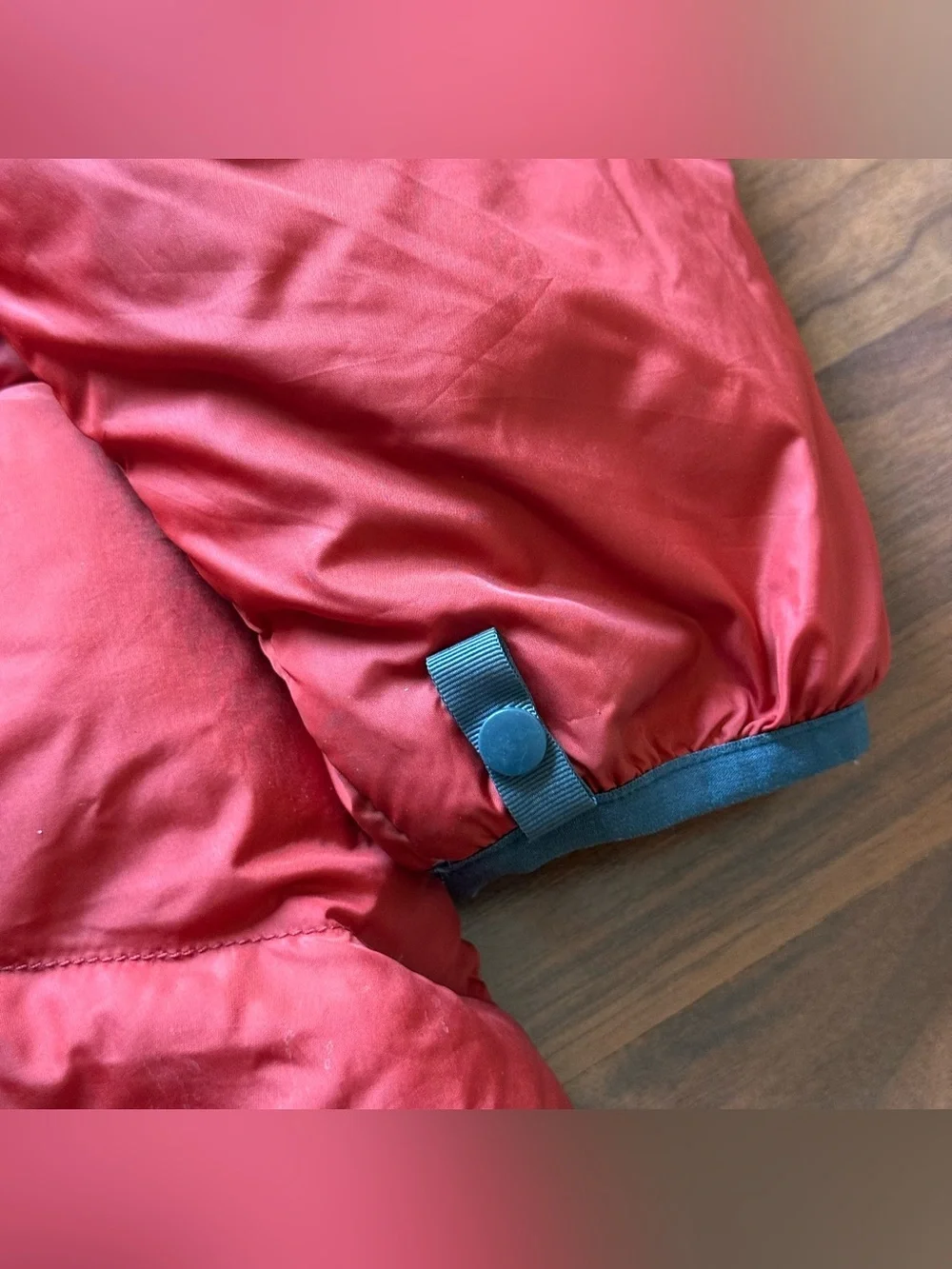 The North Face 550 red down puffer zip up jacket XL winter coat